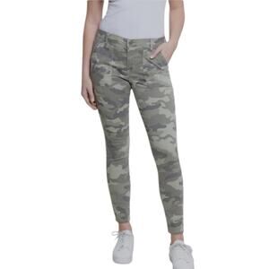 Seven7 Jeans Tummyless High Rise Skinny Ankle Green Camo Women’s Plus Size 16